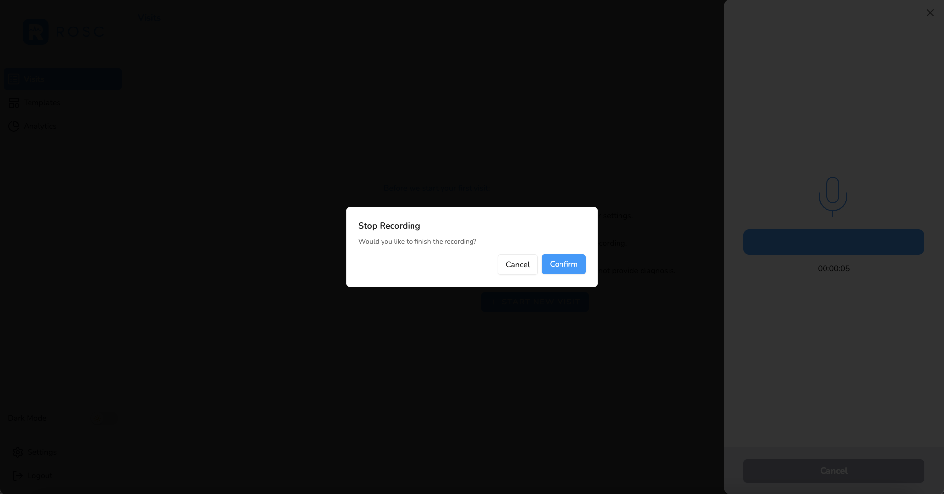 Save Recording Modal
